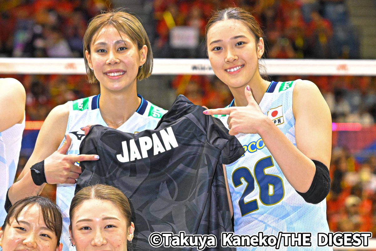 THEDIGESTweb's tweet image. 📸フォトギャラリー📸
韓国戦でも17得点!日本を牽引する新エース #佐藤淑乃 を特集!
👉thedigestweb.com/photo/detail/i…
#ザダイフォト #VNL2025
#Volleyball #BePartOfTheGame
#バレーボール女子日本代表