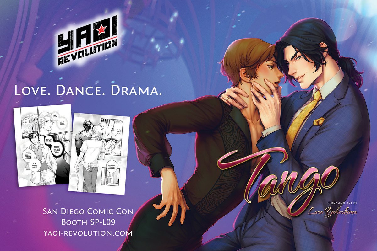 Here's a little peek of what's going to premiere at Comic Con San Diego in two weeks. Tango tankoban Vol.1 by Lara Yokoshima. On sale soon...
