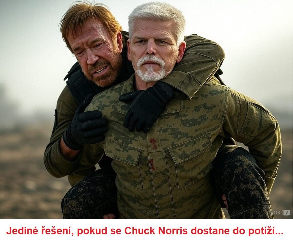 Ukradeno z FCB Denní Dění..

<a href="/prezidentpavel/">Petr Pavel</a> <a href="/chucknorris/">Chuck Norris</a> 😁