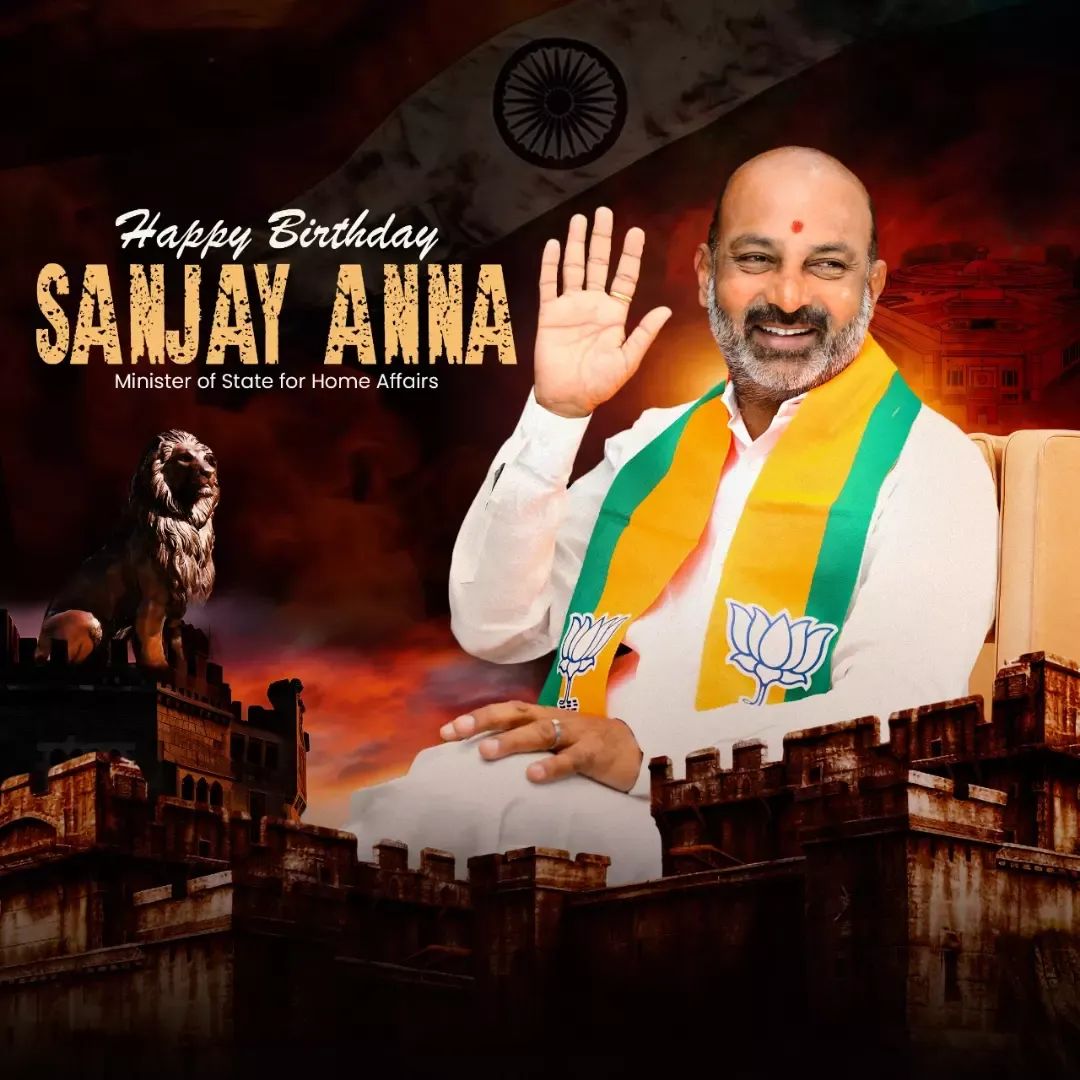 keshavkumar4951's tweet photo. ప్రజా నేత కేంద్ర హోం సహాయ మంత్రివర్యులు Bandi Sanjay Kumar  అన్నగారికి హృదయపూర్వక జన్మదిన శుభాకాంక్షలు

#HappyBrithdaySanjayAnna❤️
@highlight 
Mee T Keshav KUMAR BJP State Leader Telangana https://t.co/yTVyoO5Lon