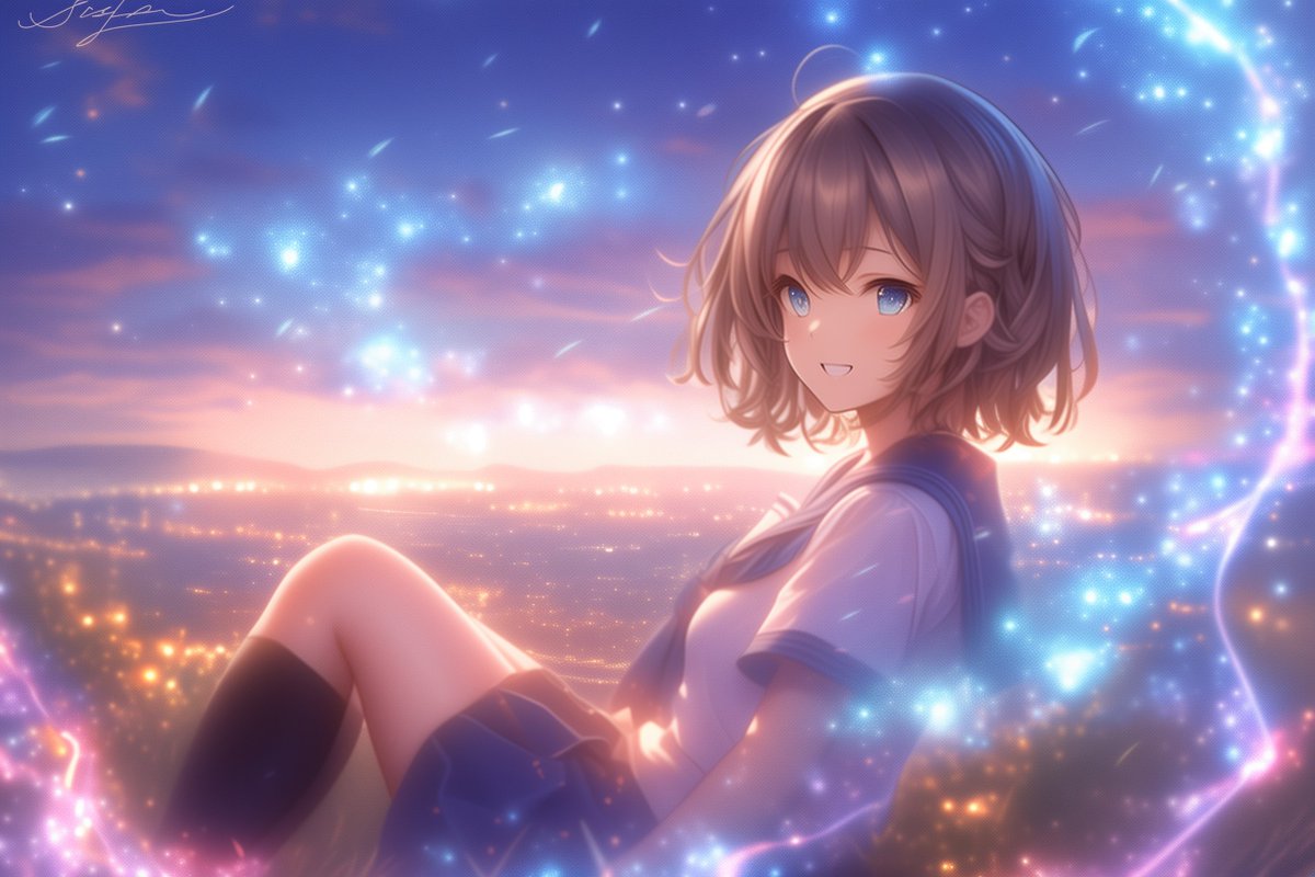 risuart01's tweet image. こんばんは🌇✨🌌
今日も一日、お疲れさまでした✮*。゚
夕暮れの光が、星たちへとバトンを渡す頃、
ふと心がやわらかくなる瞬間が訪れます。
どんな一日であっても、
その笑顔を大切に過ごされたことが、
きっと誰かの明かりになっていますよ🫧🌠
どうか今夜も、やさしい夢に包まれますように☺️💫…