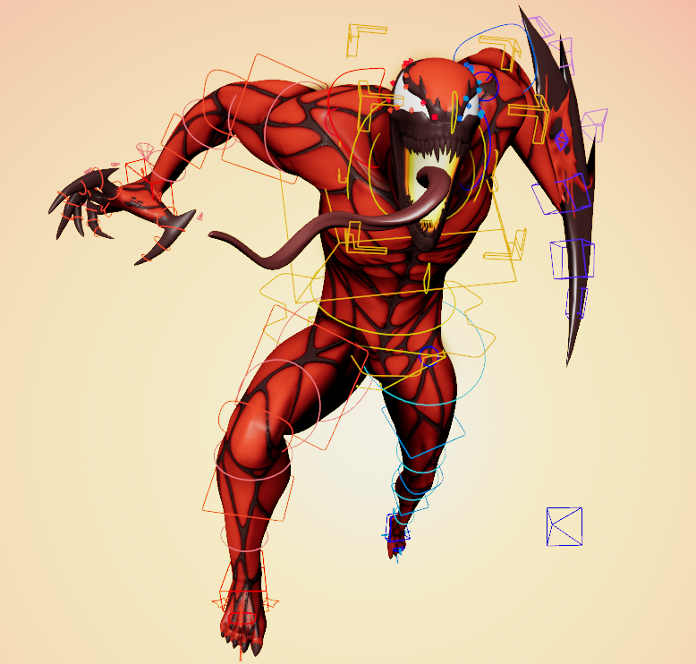 Rifia_Animates's tweet image. CARNAGE RIG is out on #gumroad for purchase! trevital.gumroad.com/l/llghqw
Worked very hard to make this rig as versatile as possible. Can't wait to see how far animators can take it! 🔥🔥🔥
Model by @trevital237