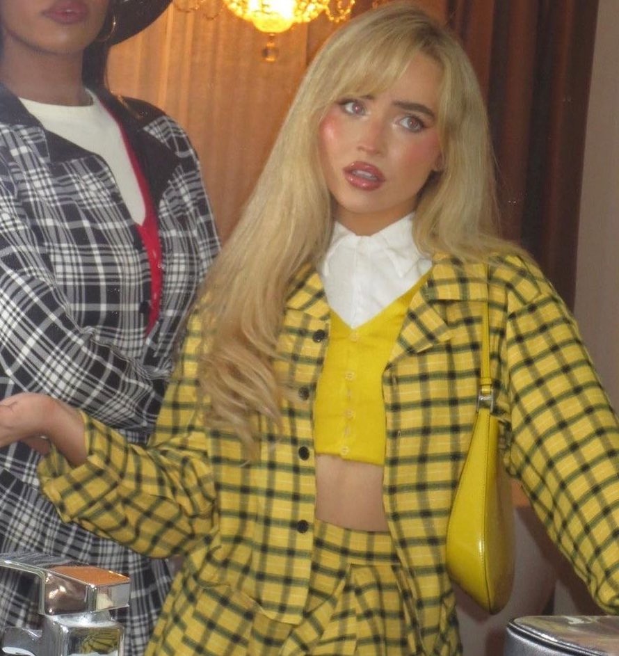 alicia posting manchild and sabrina dressing up as cher i love this