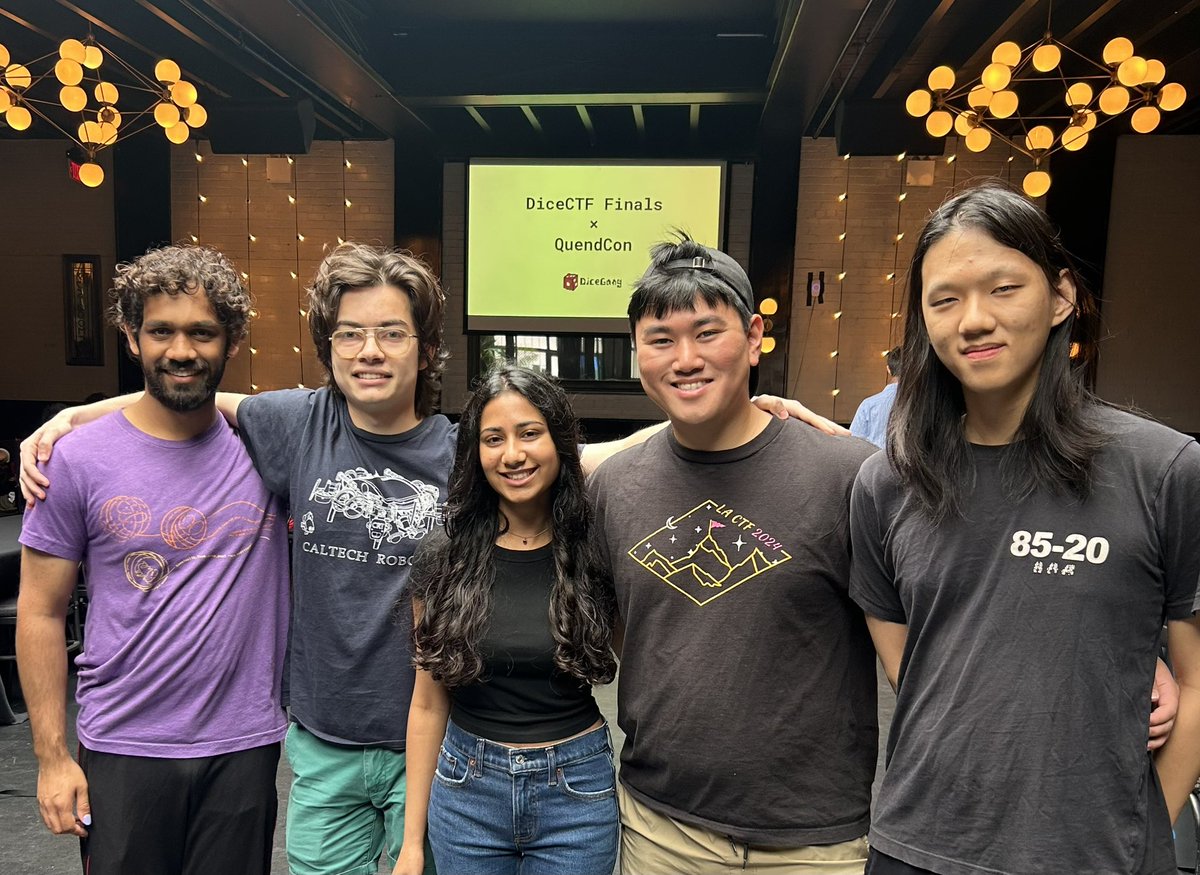 bliutech's tweet image. Had a lot of fun at the first day of DiceCTF Finals playing with folks from @pbrucla! ⛳️ Thanks to @dicegangctf for being great hosts and the neat challenges! 🥳