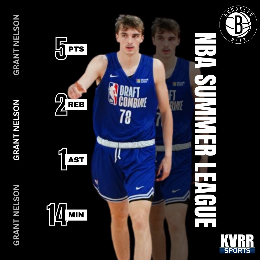 Ryan Bowlin (@rybo_2) on Twitter photo #ProBison: Grant Nelson scores 5 points on 2/4 shooting In Thursday’s NBA Summer League game for the Brooklyn Nets.
The Nets lost to the OKC Thunder 90-81.
📷: Scott Comeau / Ballislife
<a href="/NDSUmbb/">NDSU Men's Basketball</a> #ProBison: Grant Nelson scores 5 points on 2/4 shooting In Thursday’s NBA Summer League game for the Brooklyn Nets.
The Nets lost to the OKC Thunder 90-81.
📷: Scott Comeau / Ballislife
<a href="/NDSUmbb/">NDSU Men's Basketball</a>
