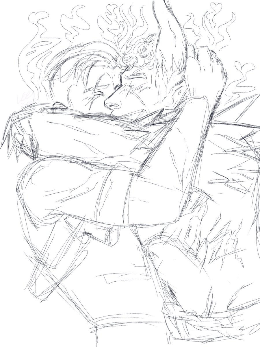 suggestive_emo's tweet photo. WIP

Coming out as a mijones shipper how’s it going everyone 

Am I cooking 

#mijones #midas #jonesy #heartbreakranger #iceboundmidas https://t.co/Rtg35lmPIB