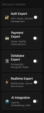 What other "Specialist Swarms" should we add to this list?

<a href="/Sagaxyz__/">Saga ⛋</a> $DND $CLSTR