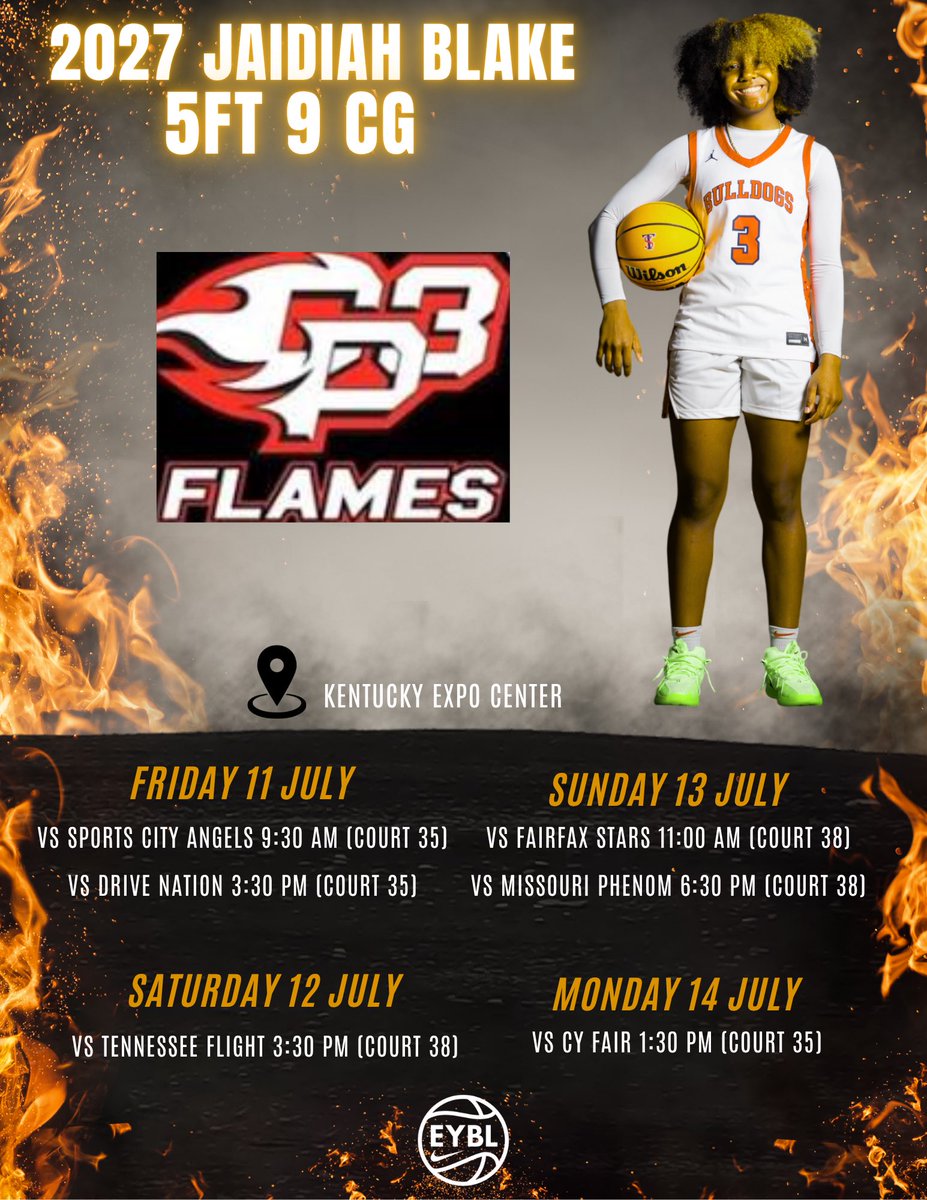 Make sure to check out Jaidiah Blake (<a href="/JaidiahB/">Jaidiah Blake 3</a>) with the CP3 16U EYBL squad in Louisville this weekend