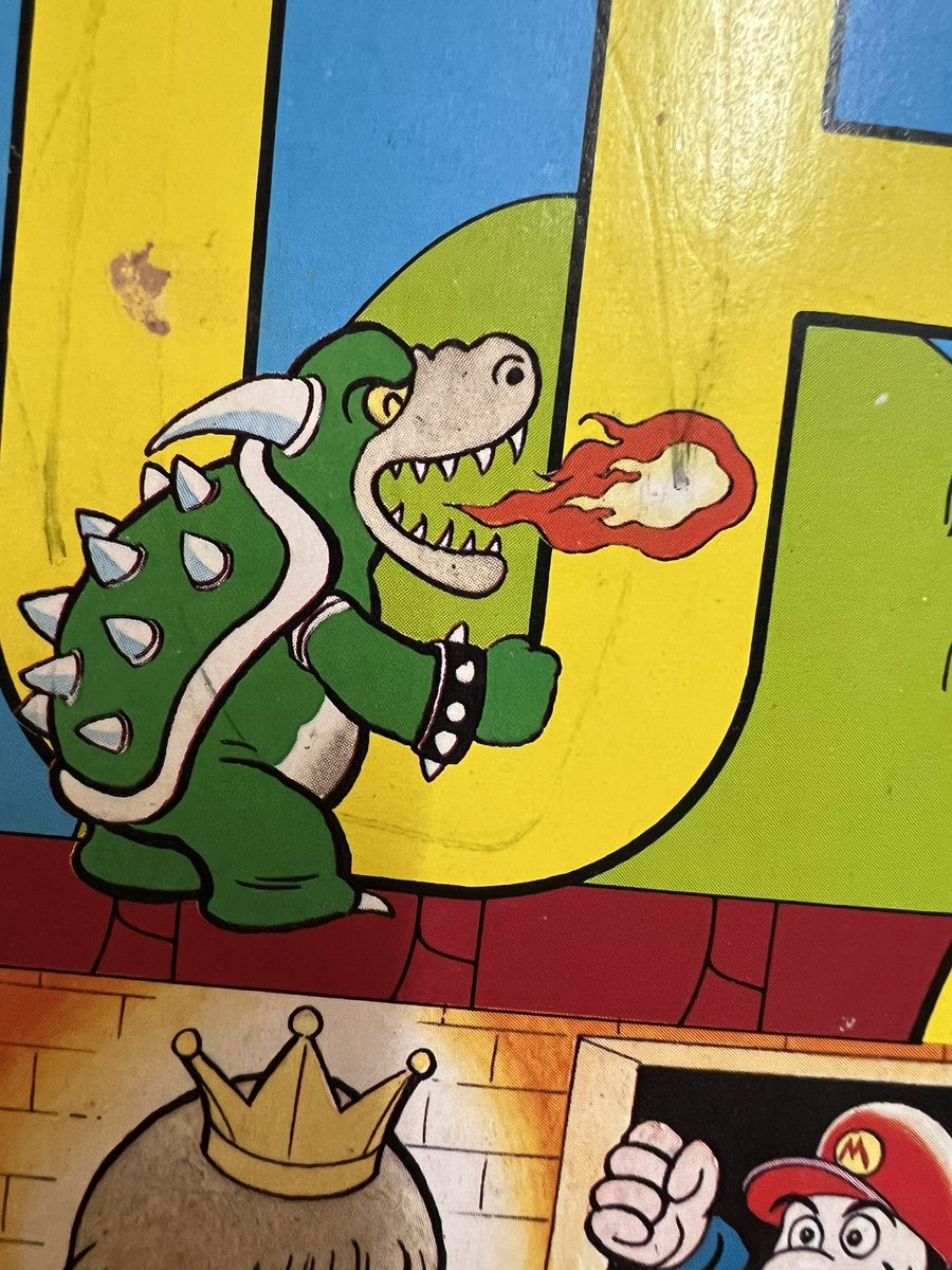 TanookiKuribo's tweet image. I’m scanning a Japanese Super Mario storybook from 1985 for my @VGArtAndTidbits account, and man… Bowser’s design looks so similar to what we got in The Super Show…