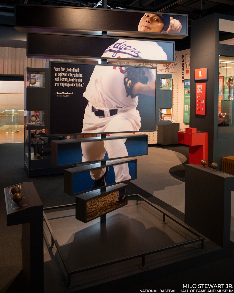 野茂英雄。トルネード。 The Museum's new Yakyu | Baseball exhibit