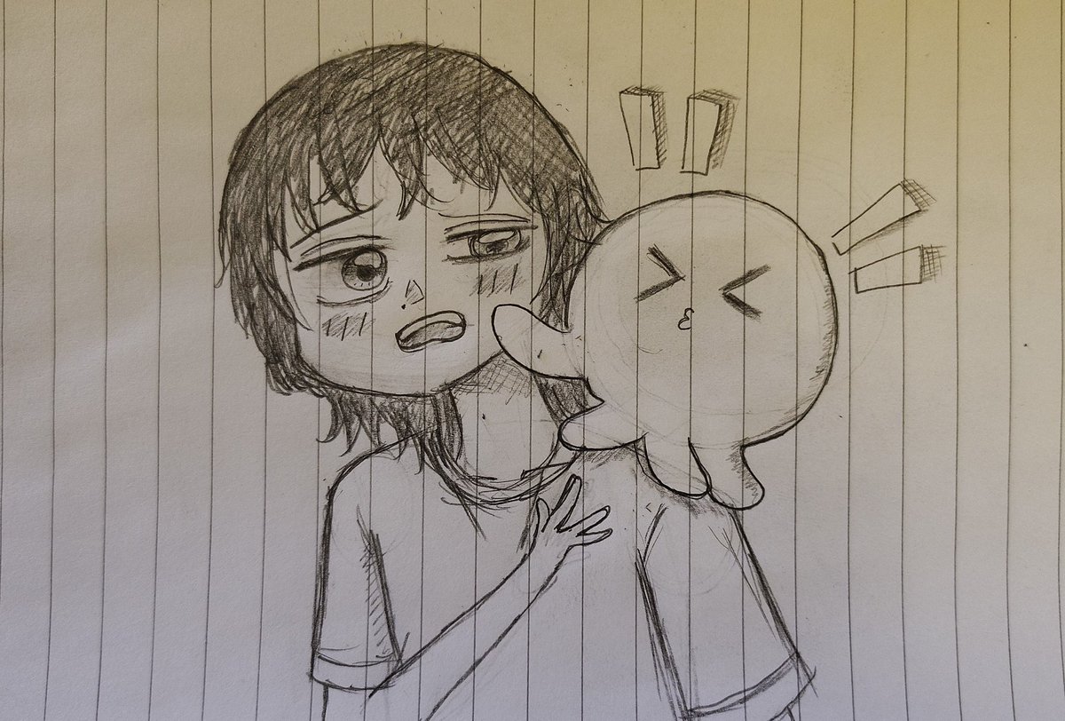 tacticalender's tweet image. It's been a while since I last drew but I really wanted to draw Shizuka and Takopi
Please be nice to me...please~