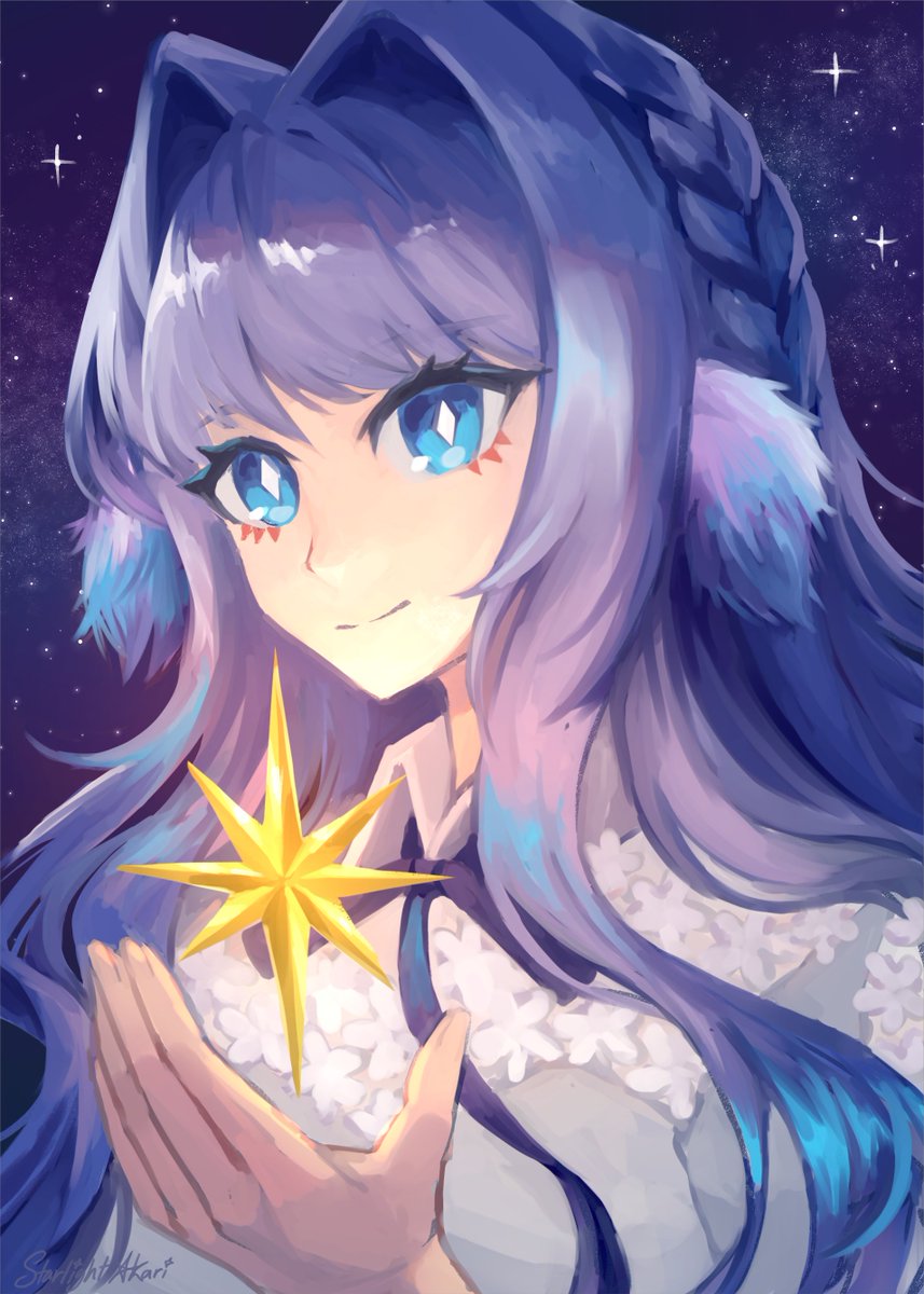 Happy Birthday Astesia!! ✨ 

I'm a new Dokutah and Astesia is my first E2 operator in Arknights! I'm incredibly happy that she's on the team! I'm a bit biased with her celestial themes but she's such a pretty bird!~ 

#ArknightsFanArt #アークナイツ