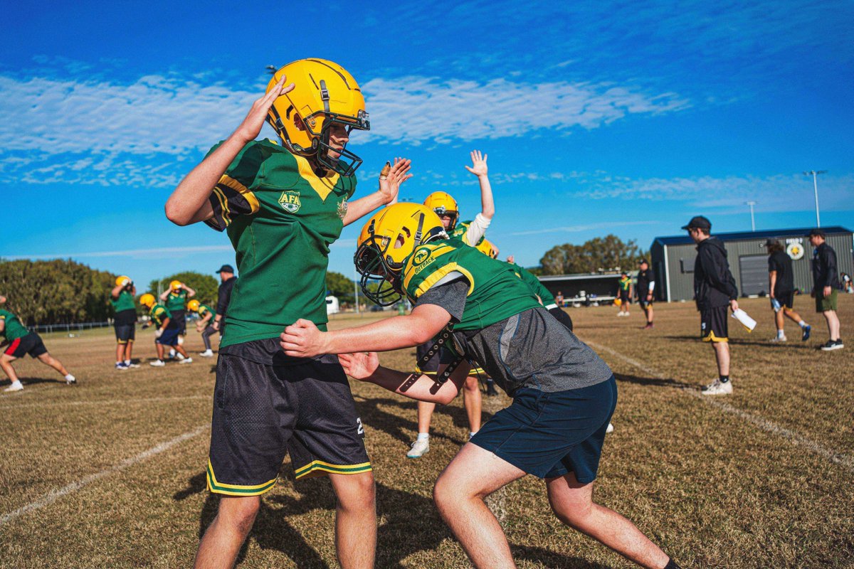 American Football Australia (@afa_au) on Twitter photo Another hard session for the Australian tackle teams ahead of this weekends Festival of Football clashes.
Β
<a href="/cityofgoldcoast/">City of Gold Coast</a> @wearegcsocialΒ
#wearegoldcoast #americanfootballaustralia #festivaloffootball #teamaustralia #goldcoast Another hard session for the Australian tackle teams ahead of this weekends Festival of Football clashes.
Β
<a href="/cityofgoldcoast/">City of Gold Coast</a> @wearegcsocialΒ
#wearegoldcoast #americanfootballaustralia #festivaloffootball #teamaustralia #goldcoast
