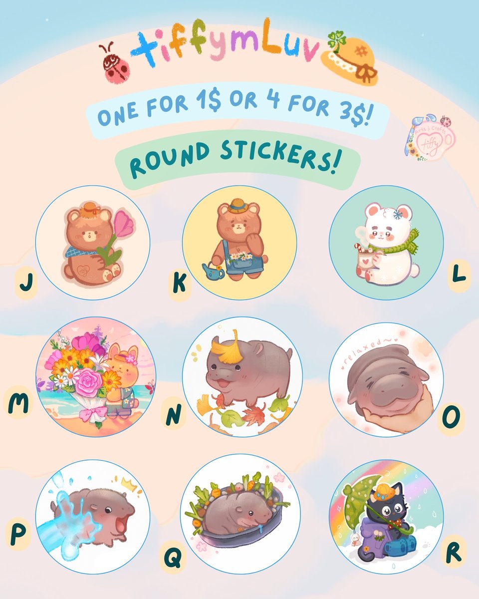 tiffymLuv's tweet image. hewo! ill be updating my shipping prices for medium and larger goods (not stickers)!
🌸worldwide shipping to 6$ and
🌻US shipping to 2$
.
Thank you to everyone who has supported me so far!! &lt;3🙇♀️ I will continue to do my best🙇♀️🙇♀️
also circle stickers are now up on mi sh⭐︎p:3!