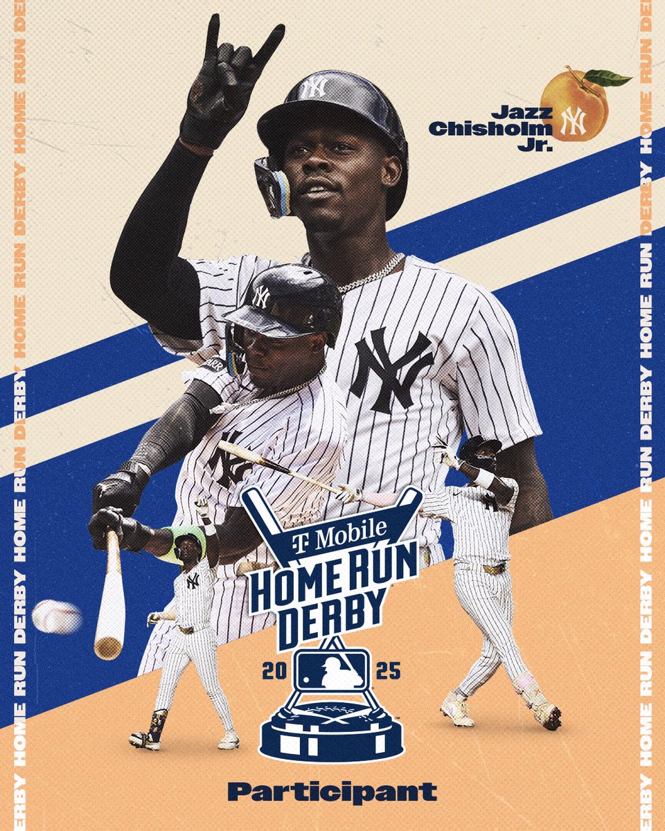New York Yankees (@yankees) on Twitter photo Music to our ears 🎷
<a href="/j_chisholm3/">Jazz Chisholm Jr</a> is set to compete in the 2025 Home Run Derby! Music to our ears 🎷
<a href="/j_chisholm3/">Jazz Chisholm Jr</a> is set to compete in the 2025 Home Run Derby!
