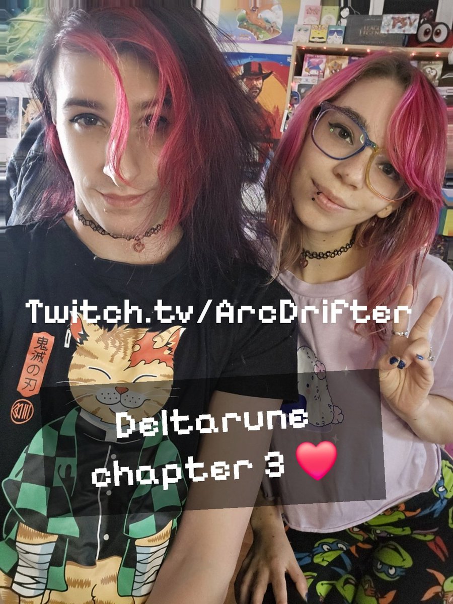 Hey, so @playwithashe and I are finally taking a dive into the latest chapters of #DELTARUNE 
You dont want to miss this. These games are hilarious!!