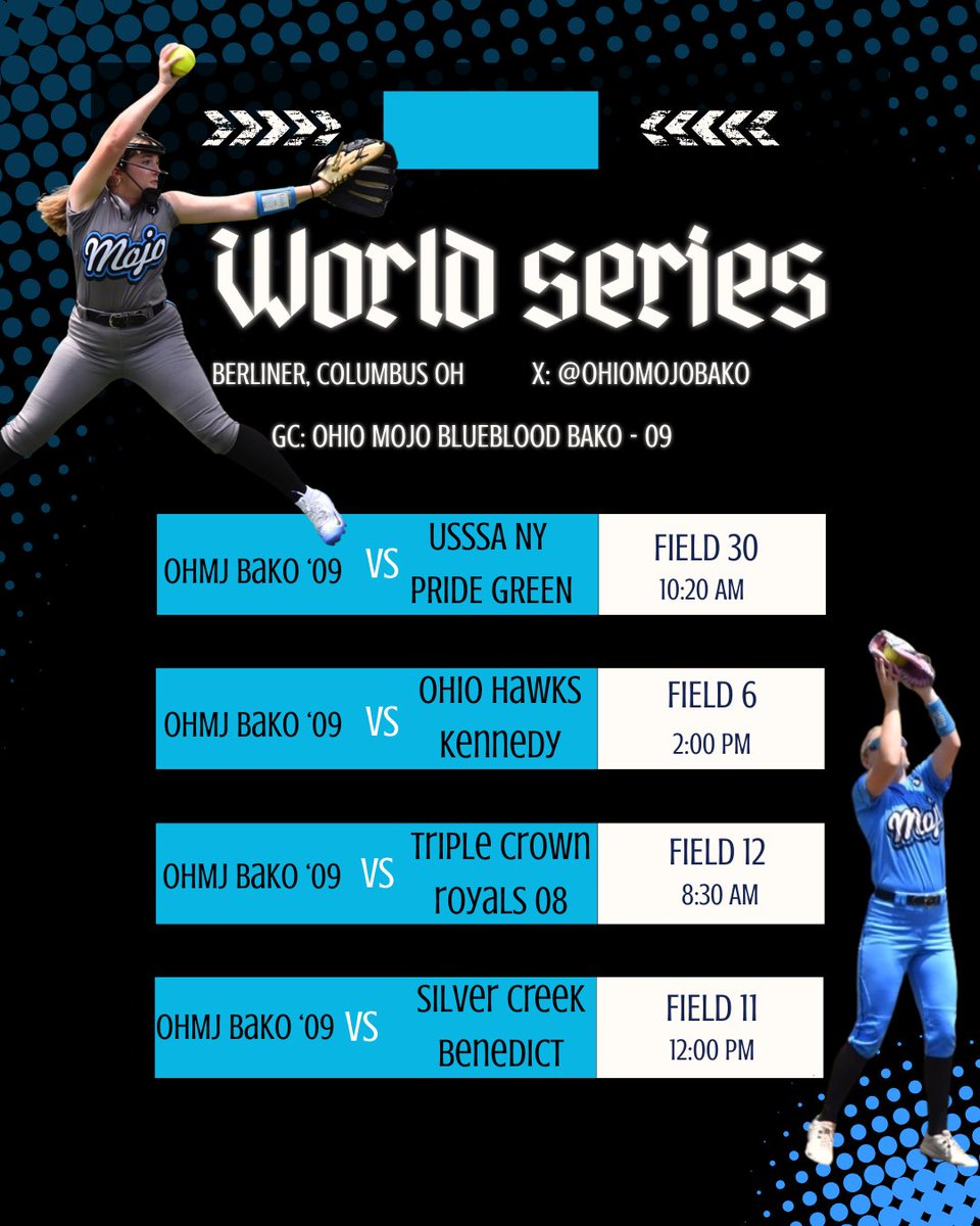 lexi perry (@lexiperry_4) on Twitter photo Here is my schedule for the World Series! <a href="/ohiomojobako/">Ohio Mojo Bako Blue Blood ‘09</a>
<a href="/OhioBobcatSB/">Ohio Softball</a> <a href="/OhioStateSB/">Ohio State Softball</a>
<a href="/MVNUsoftball/">MVNU Softball</a> <a href="/SoftballRio/">RioGrandeSoftball</a>
<a href="/SUSoftball/">Spalding U Softball</a> <a href="/UNCSoftball/">Carolina Softball</a>
<a href="/ShawneeStateSB/">Shawnee State SB</a> <a href="/NCSA_Softball/">NCSA Softball</a> Here is my schedule for the World Series! <a href="/ohiomojobako/">Ohio Mojo Bako Blue Blood ‘09</a>
<a href="/OhioBobcatSB/">Ohio Softball</a> <a href="/OhioStateSB/">Ohio State Softball</a>
<a href="/MVNUsoftball/">MVNU Softball</a> <a href="/SoftballRio/">RioGrandeSoftball</a>
<a href="/SUSoftball/">Spalding U Softball</a> <a href="/UNCSoftball/">Carolina Softball</a>
<a href="/ShawneeStateSB/">Shawnee State SB</a> <a href="/NCSA_Softball/">NCSA Softball</a>