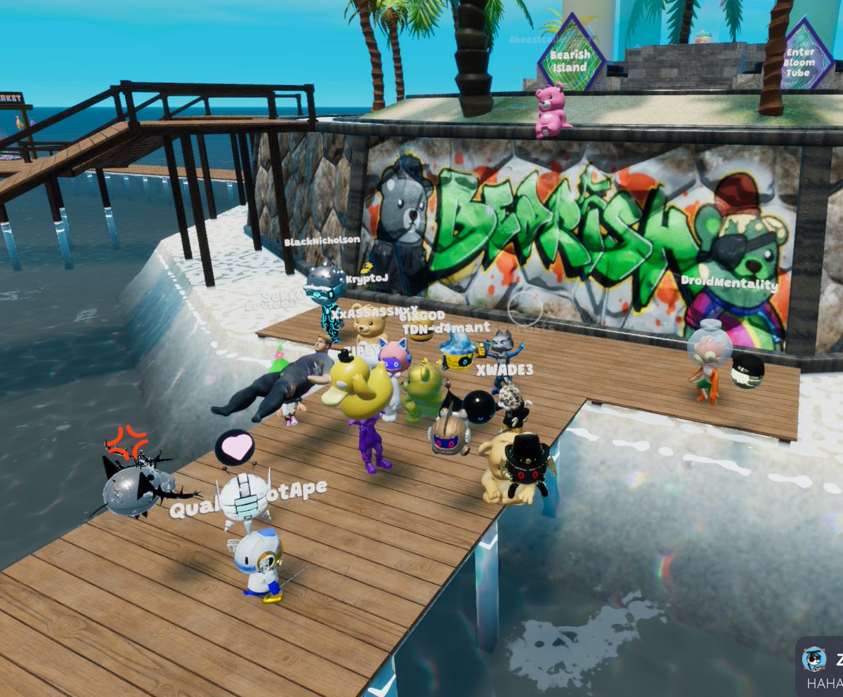 Playing with the <a href="/bearish_af/">BEARISH</a> crew at their weekly <a href="/Nifty_Island/">Nifty Island 🏝</a> games night. Jump in for fun and prizes!

niftyis.land/KryptoJ/bearis…