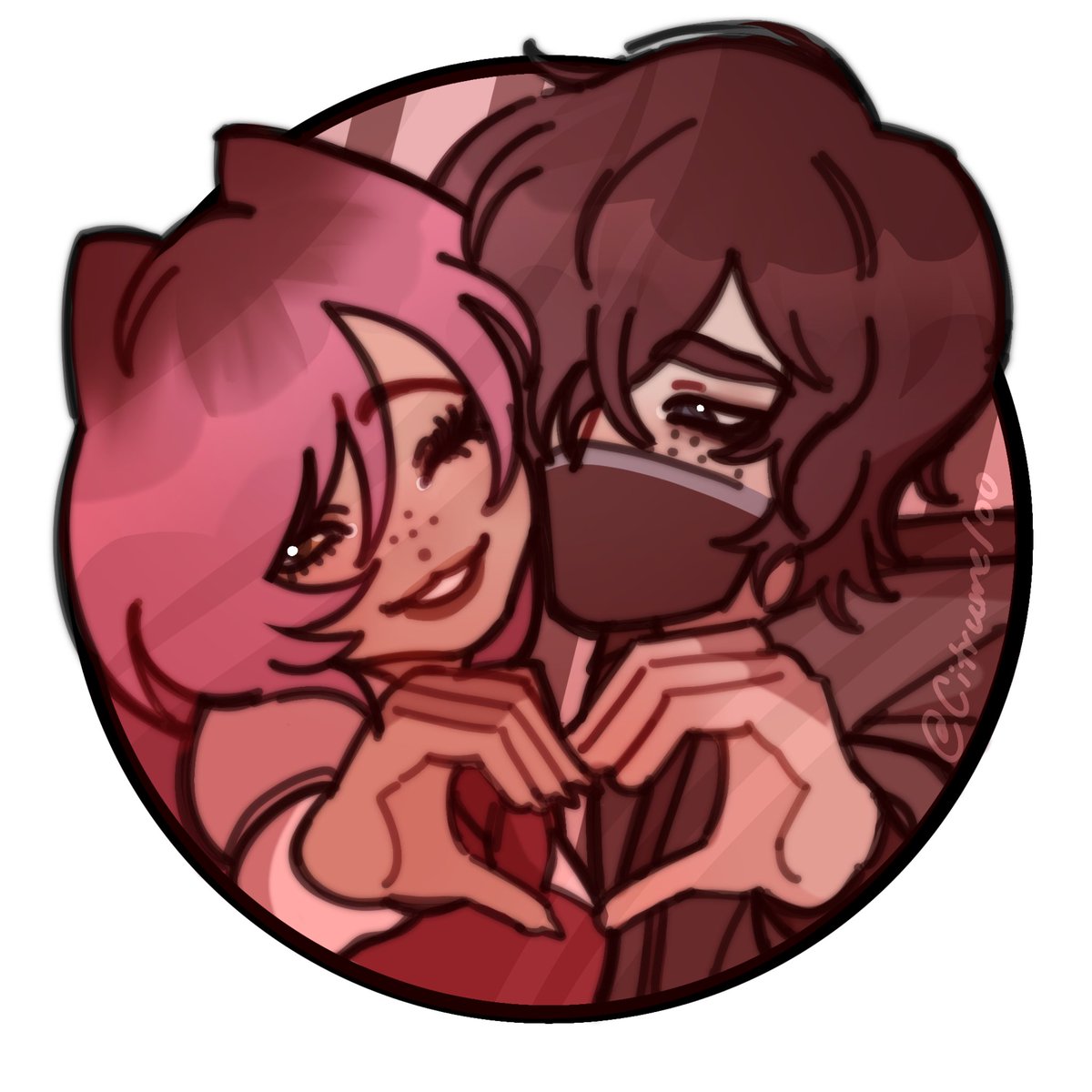 Citrumeloo's tweet photo. Thought I’d show off my #aphmau round ship stickers that are available on my redbubble! Go check it out there’s more MCD related stickers there hehe https://t.co/EoytX6mD89 https://t.co/y7GKMSr1Io
