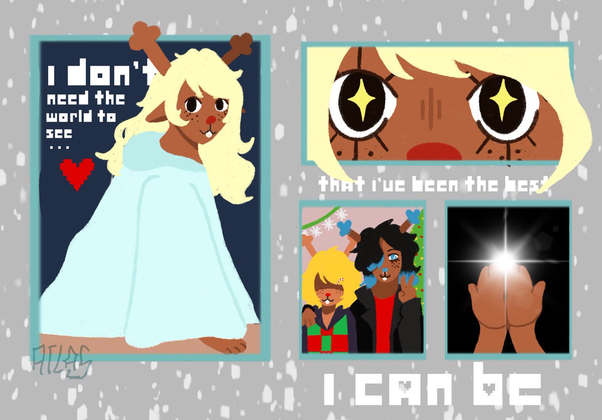be3fleaf's tweet photo. … I don’t think I could stand to be where you don’t see me …
.
hiiii did you know I love Noelle a lot :3
.
#deltarune #deltarunespoilers #noelle #noelleholiday https://t.co/8QTHPBYCZU