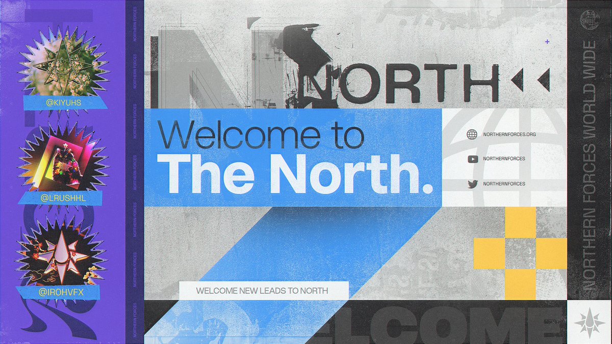 💥 LOCKED IN &amp; TAKING OVER 💥

Join us in giving a MASSIVE welcome to our THREE NEWEST Leads! 🎯🔥

🔥@kiyuhs - Trickshot Lead🌀
🔥@lrushhl - Oldgen Lead🎯
🔥@irohvfx - Lead Editor🎬

Let’s flood the timeline with love — the North just got even colder.🥶 

#FearTheNorth❄️
