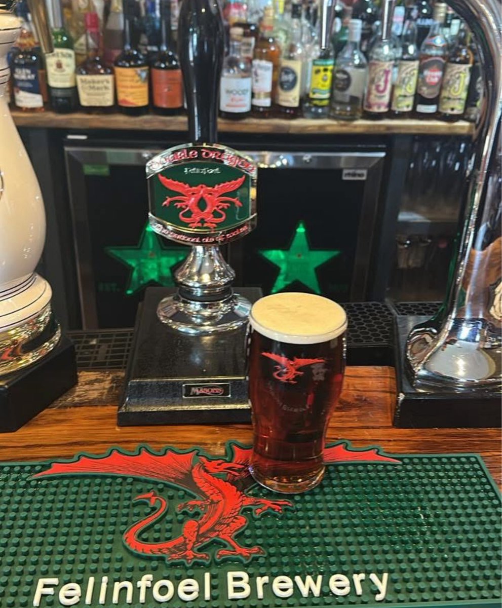 Joining the already fabulous beer line up at the Four Elms..

Double Dragon best bitter 4.2 abv 
Double Dragon  export 4.7  abv 

Only £3.50 a pint …

Come on down while the sun still shines….

<a href="/FelinfoelAles/">Felinfoel Brewery</a>