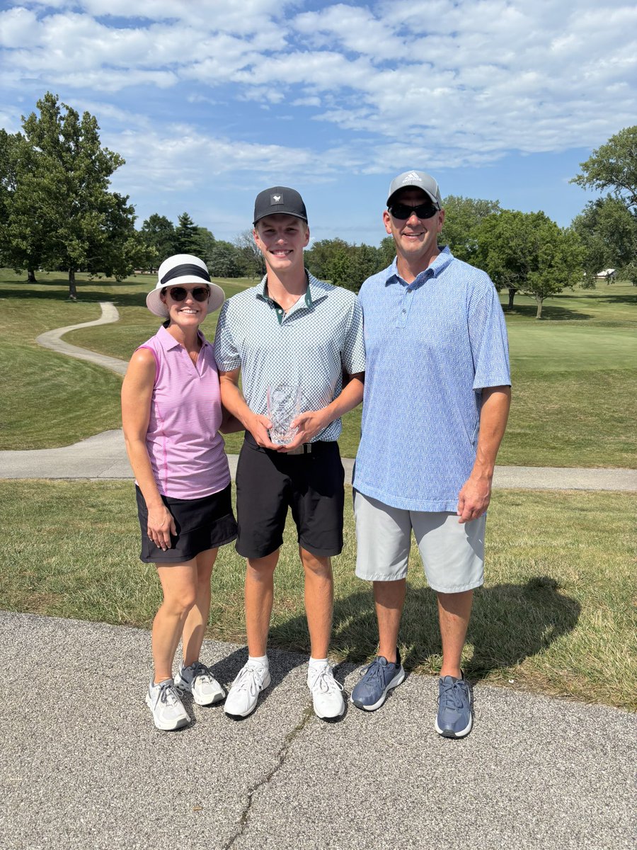 Had a great week out in Pekin Illinois at the Renewal by Anderson AJGA. Shot rounds of (66,68,66) -16 total to create a new 54 hole tournament record and tied for first. Lost in second playoff hole. Only 3 bogeys all week. Thank you to the AJGA for hosting and to my family.