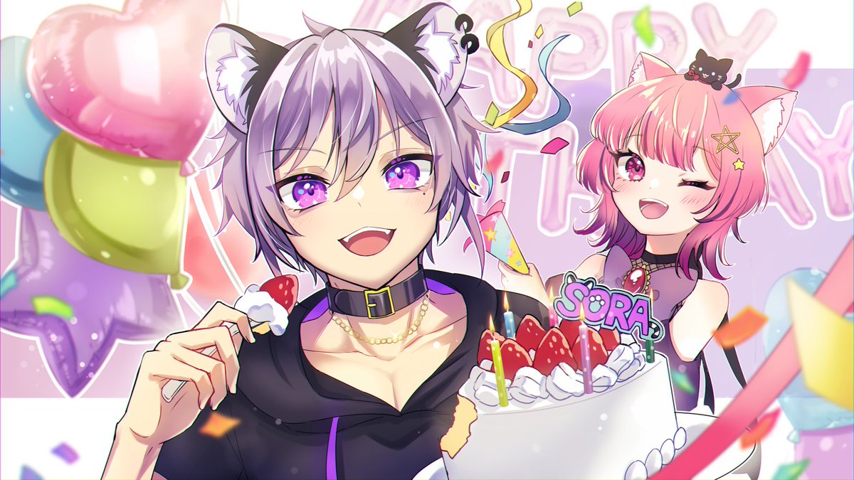 おはよー！ 
今日は11日！！
我の誕生日🙌🎂✨️ 

最近は引越しといいバタバタしているので新たなイラストはないけど
去年( #misu_mohumohuu )さんが描いてくれた最高のイラストをもう一度使わせていただきます！ 
来週から配信復活するからみんなもう少しだけ待ってくれよな🐯🐾

 #おはようVtuber