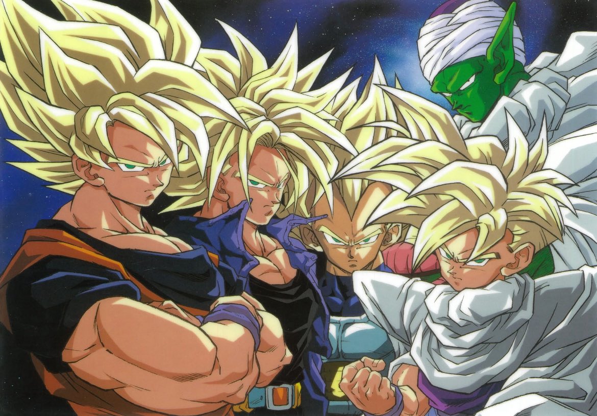 DBZdaily_'s tweet photo. 90’s Dragon ball art https://t.co/gUo3zzci3c