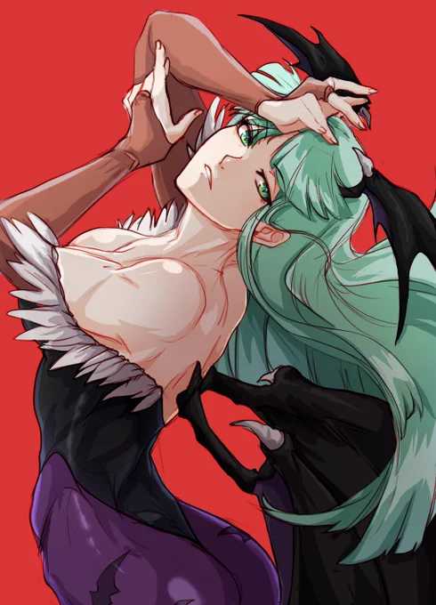 Morrigan. #darkstalkers