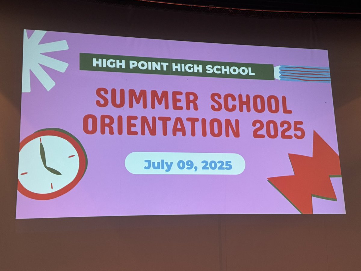 teach2dfuture's tweet image. We are kicking off our @HighPointHigh summer school orientation with energy and purpose! We set the tone for our scholars' success, growth, and new achievements.
Let’s make this summer a season of greatness! @pgcps 💙💛🦅