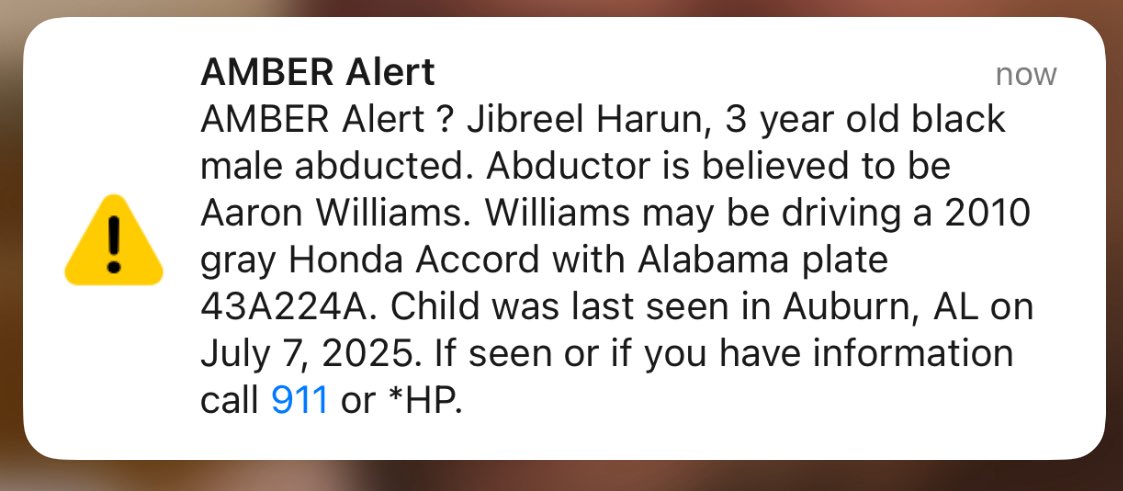 AUBURN PEOPLE:

If you did not get the alert, please read‼️