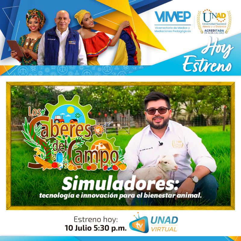 🌾✨ ¡Hoy es el día en #LosSaberesDelCampo! 🐄💻
Te esperamos en nuestro programa:
👉 SIMULADORES: TECNOLOGÍA E INNOVACIÓN PARA EL BIENESTAR ANIMAL 🐑🐓🖥️
youtu.be/whin9A51uE8