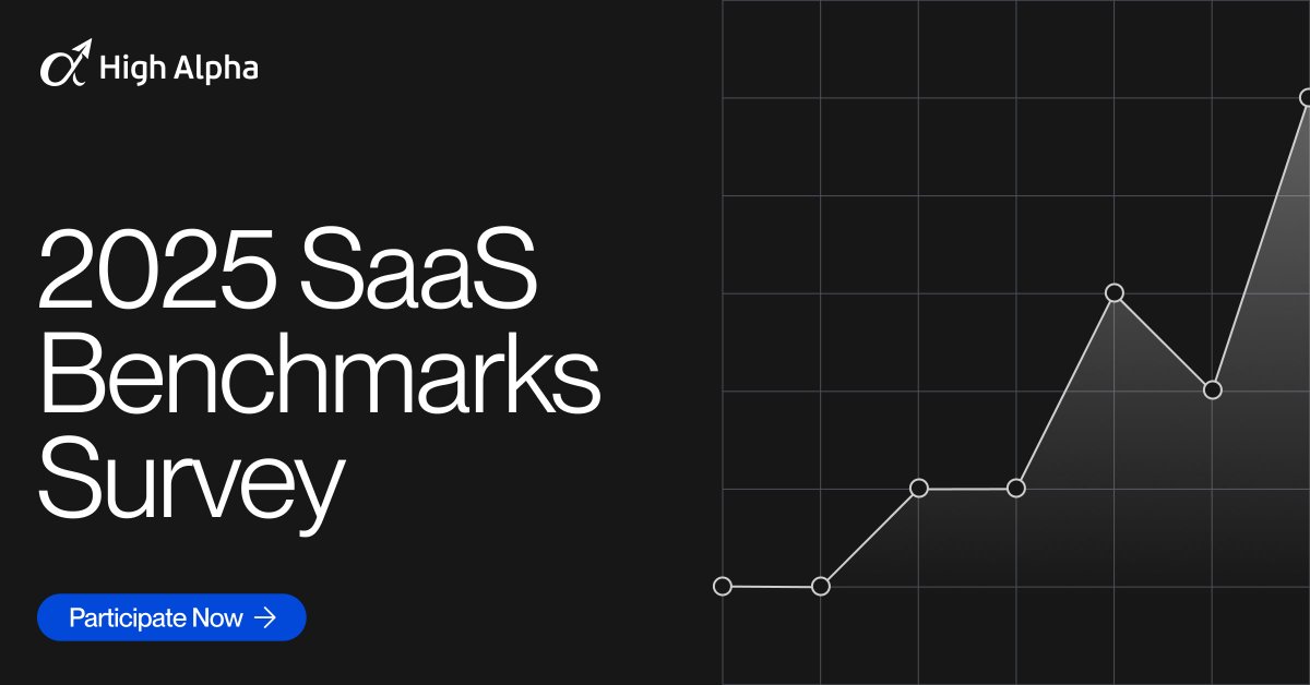 kristianindy's tweet image. How fast is SaaS evolving? We’re asking the folks building it.
The 2025 SaaS Benchmarks Survey from @HighAlpha is live — exploring metrics, AI trends, and what it takes to scale.
Founders: take the survey + get the report early this fall.
👉 surveymonkey.com/r/2025SaaSBenc…
Thx to our…