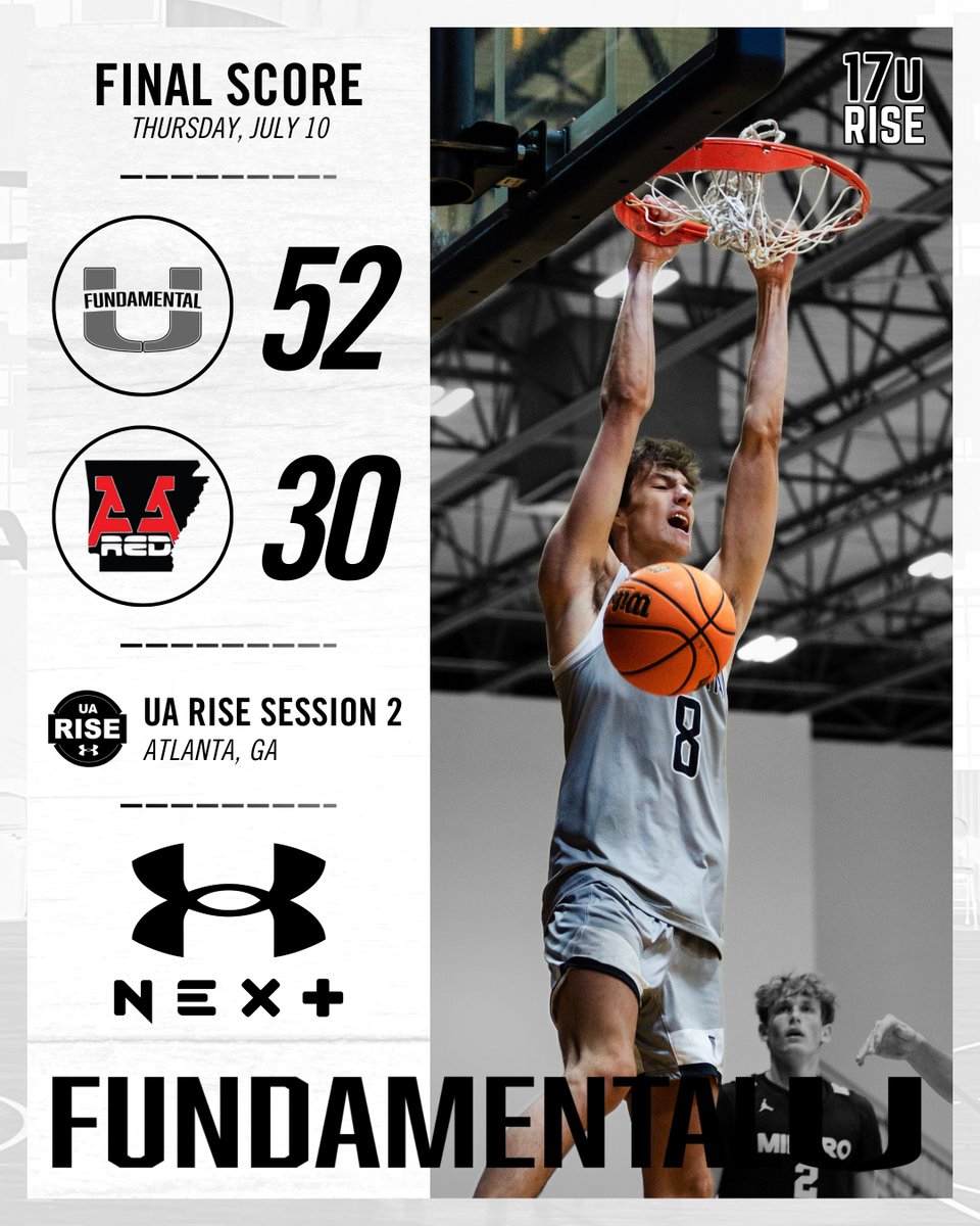17u Rise finish Day 1 in Atlanta with a dominant win over All Arkansas Red!

Grant Mordini – 11p
George Richardson – 11p
Max Vogel – 11p
Denym Wallace – 8p

<a href="/RiseCircuit/">UA Rise Circuit</a> #TheStandard