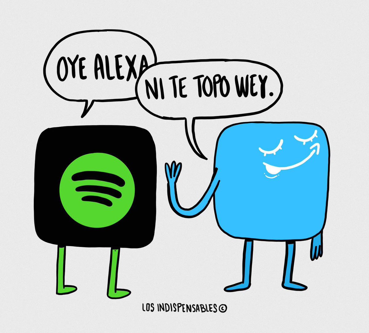 Al parecer Alexa se divorció de Spotify.