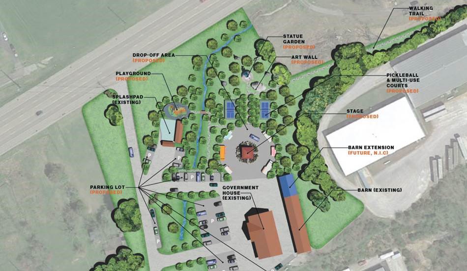Mayor_Blakely's tweet image. Contract was signed today & dirt will be moving soon! Pickle ball courts, basketball courts, & a food truck park will be included!