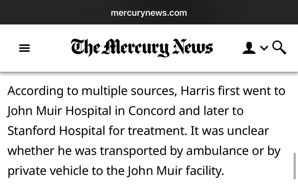 He had to go to another hospital that was over 50 miles away for a “superficial eye injury”?!