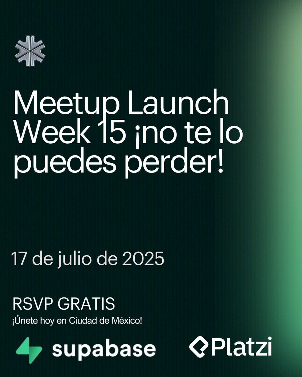 🚨 Si vas a estar en CDMX el 17 de julio…
te tenemos el plan techie perfecto.

Torc se une a la Launch Week 15 con un evento casual, buena vibra, comunidad dev e ideas frescas.

🗓️ Aparta el día: Julio 17 | 6:30 PM
📍 CDMX
🔗 torc.community

#LaunchWeek15 #DevCDMX