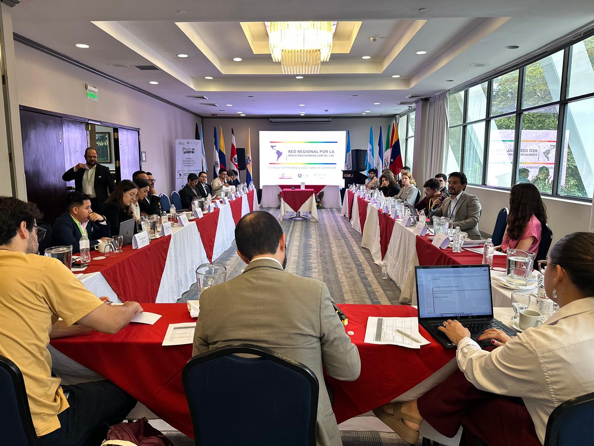 Iniciamos los trabajos del IV Encuentro de la Red Regional por la Movilidad Humana LGBTIQ en San José, Costa Rica 🇨🇷 Espacio de diálogo y fortalecimiento frente a los desafíos actuales. Celebramos el espacio y reafirmamos desde México nuestro mayor compromiso. 
#EspacioSeguros 🌈