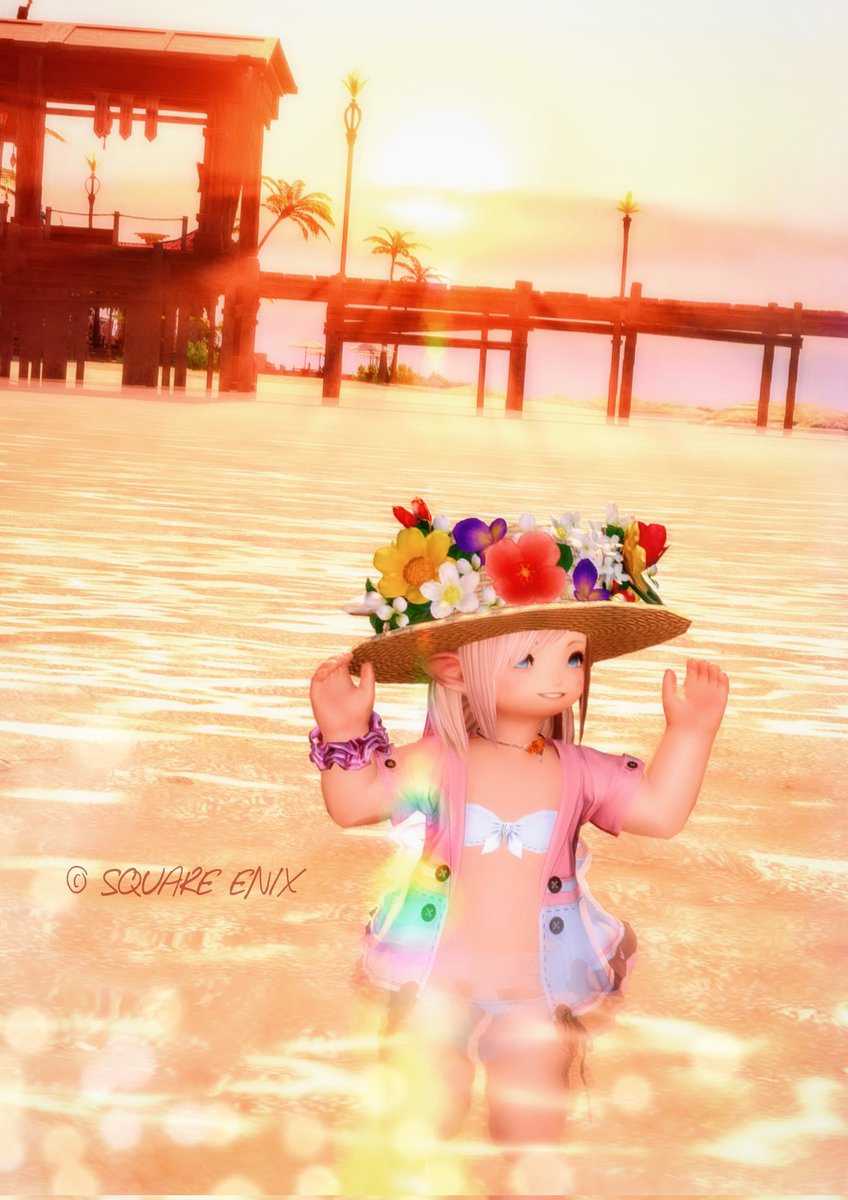 おはララです☀

本日はGaia Ifrit ゴブレットビュート28-43で営業なのでﾍﾞﾘｱｽのララちゃんは夏休みを満喫中です🏖

#おはララ #おはマリヤ #ララフェル #FF14SS #CPカフェツムギ 
© SQUARE ENIX