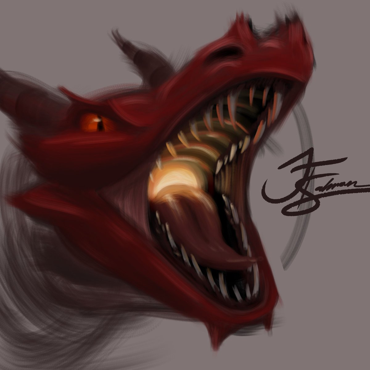 jt_salmon's tweet image. Dragons of Northern Dundra feature a menacing red set of scales, and breathe a terrible flame. This was the main culprit behind the Burning of Curva.

Read about it in Shilan, or find the FREE preview at  jtsalmon.com

#dragons #conceptart #fantasy #Bookstagram