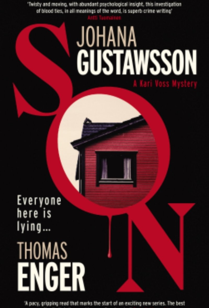 Tonight's book choice is Son by <a href="/JoGustawsson/">Johana Gustawsson</a> and <a href="/EngerThomas/">Thomas Enger</a> 
Thanks to Trafalgar Square Publishing, part of <a href="/IPGbooknews/">IPGbook</a> and <a href="/NetGalley/">NetGalley</a> for the digital ARC.
#AmReading 
#Son
#JohanaGustawsson 
#ThomasEnger
#TrafalgarSquarePublishing 
#Netgalley