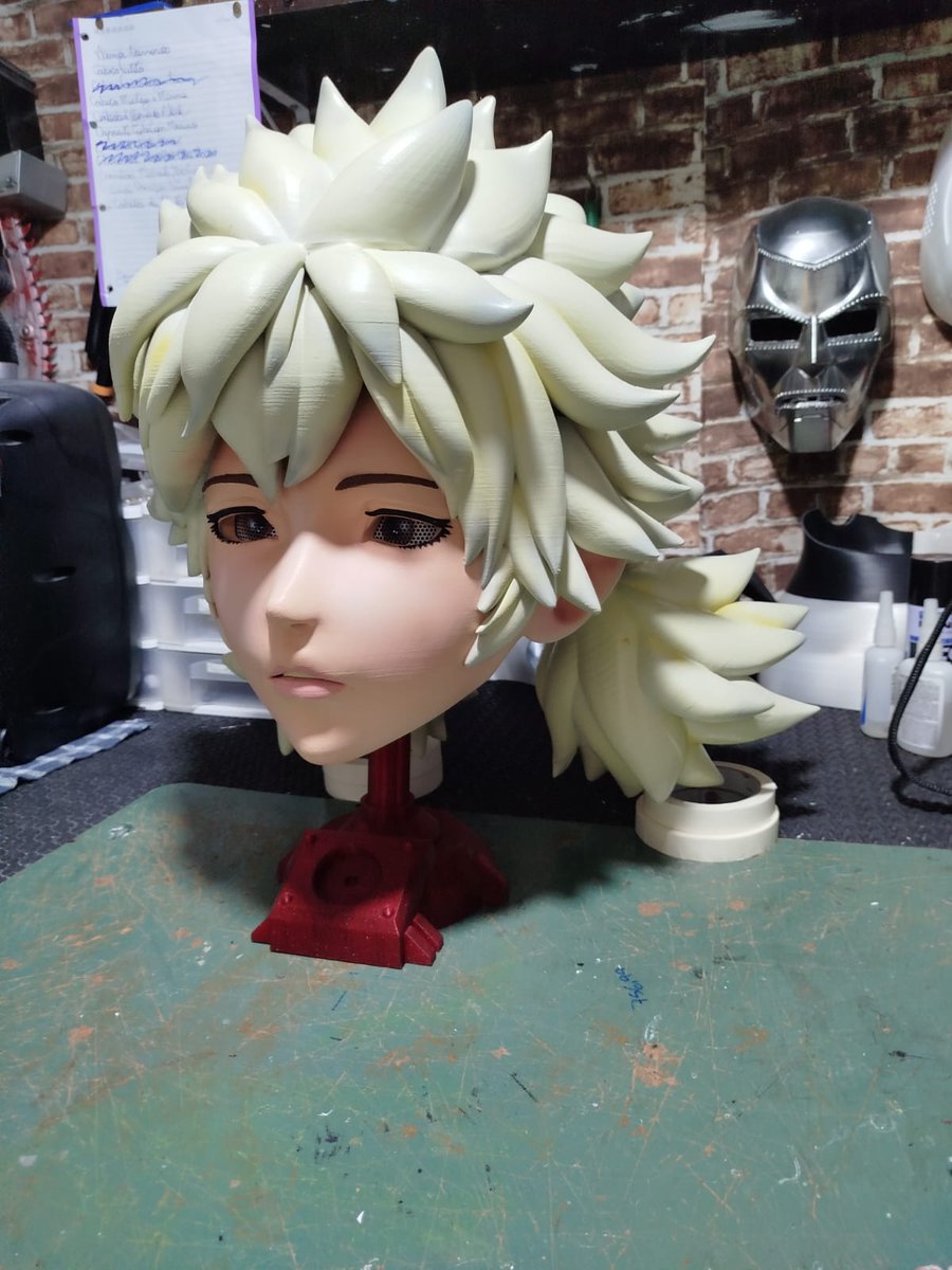 MTOFKigu's tweet image. He's complete, and I'm absolutely in love with the final result 😍
Debut is happening this Saturday at @festivaldojapao 😴
Production by ig/alexandrehenrique39
3D model by ig/ironmion
#Meitenkun #明天君 #TheKingOfFighters #KOF #kigurumi #kigurumimask #kig #着ぐるみ