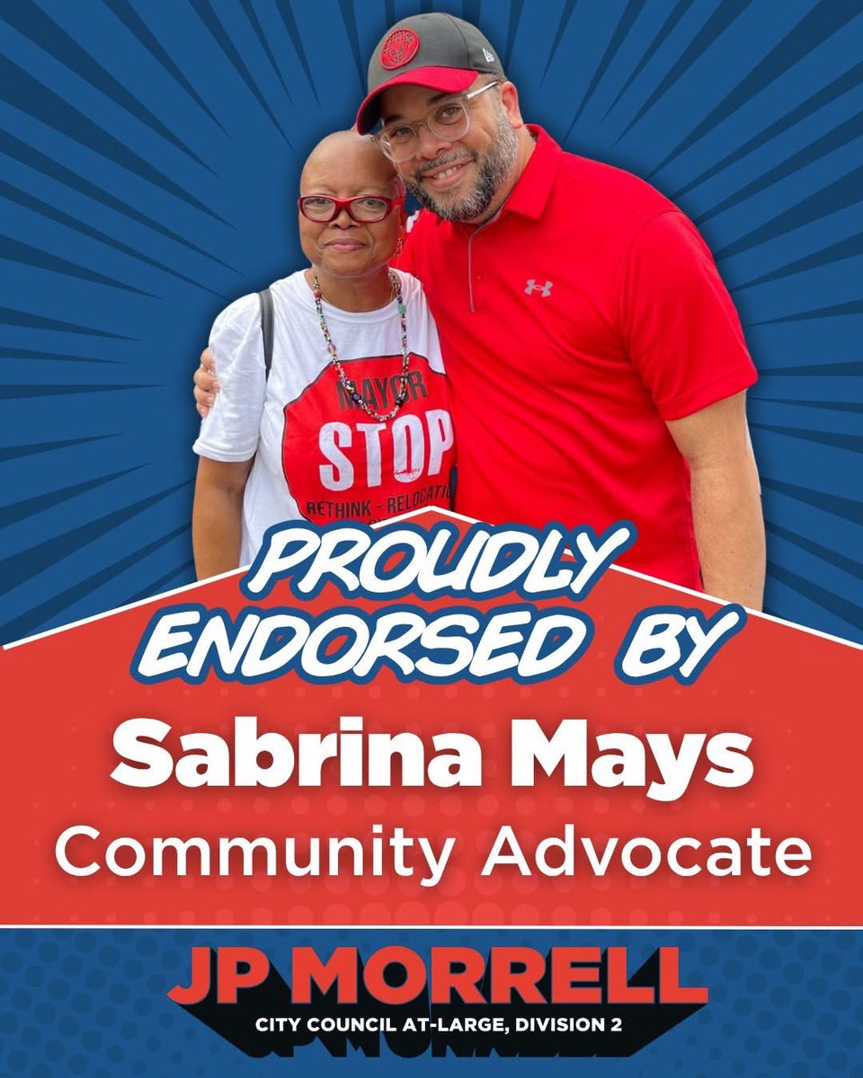 JPMorrell's tweet image. Thank you, Ms. Mays, for your support since Day 1! #TeamJP