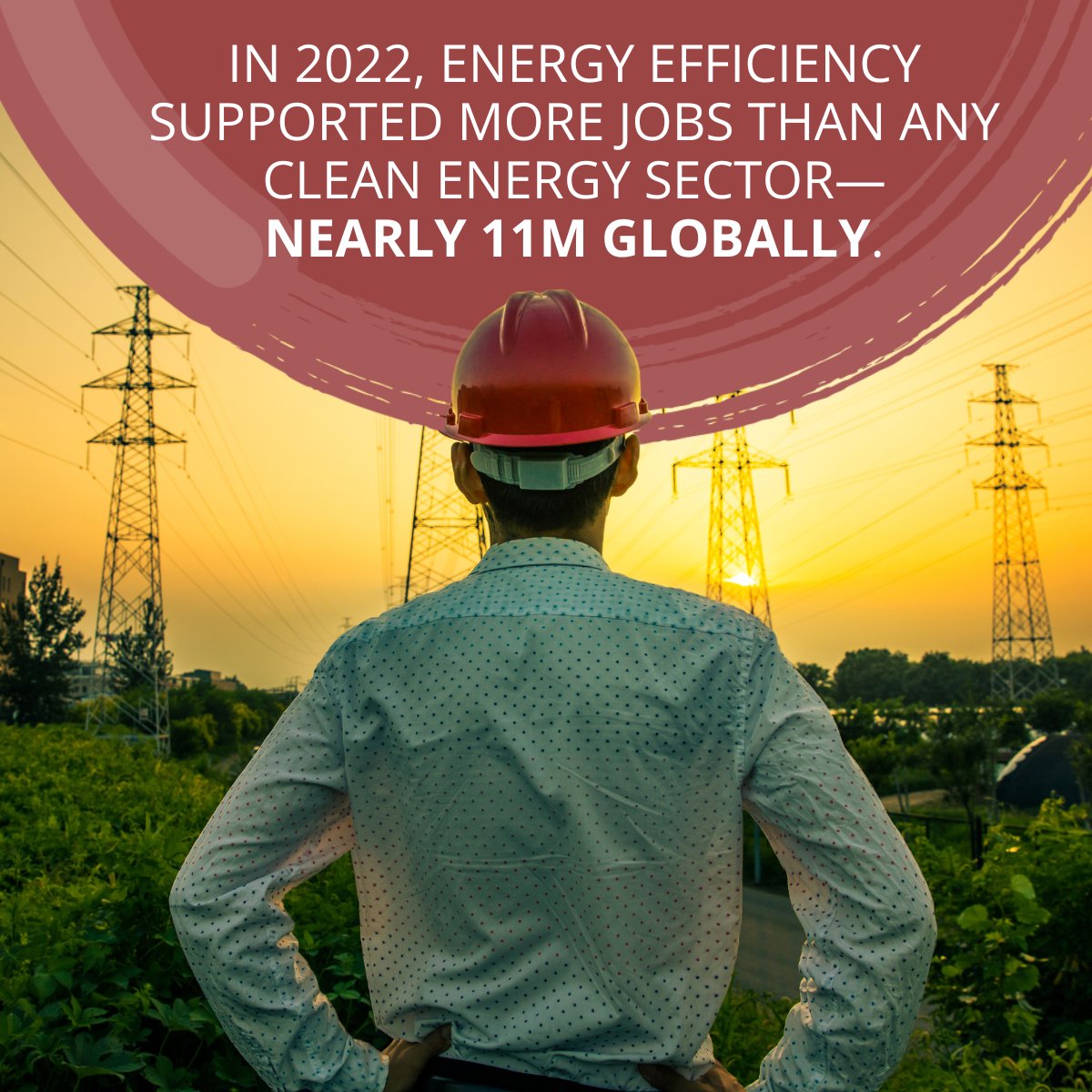 WorldBank's tweet image. In 2022, energy efficiency supported more jobs than any energy sector—nearly 11M globally.

But many countries are missing out on this opportunity.

Our report, #PowerMoreWithLess, shows how smart energy use drives inclusive job growth: 
wrld.bg/YqIm50Wmyb2 #ESMAP