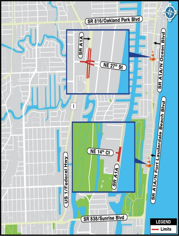 City of Fort Lauderdale (@ftlcitynews) on Twitter photo The Florida Department of Transportation <a href="/MyFDOT_SEFL/">FDOT District 4</a> is making improvements on AIA at:
๐ง NE 14th Ct
๐ง NE 27th St
New signals, crosswalks, lighting, and resurfacing are coming.
Work is beginning this month!
More: ๐ ftlcity.info/FdotA1A The Florida Department of Transportation <a href="/MyFDOT_SEFL/">FDOT District 4</a> is making improvements on AIA at:
๐ง NE 14th Ct
๐ง NE 27th St
New signals, crosswalks, lighting, and resurfacing are coming.
Work is beginning this month!
More: ๐ ftlcity.info/FdotA1A