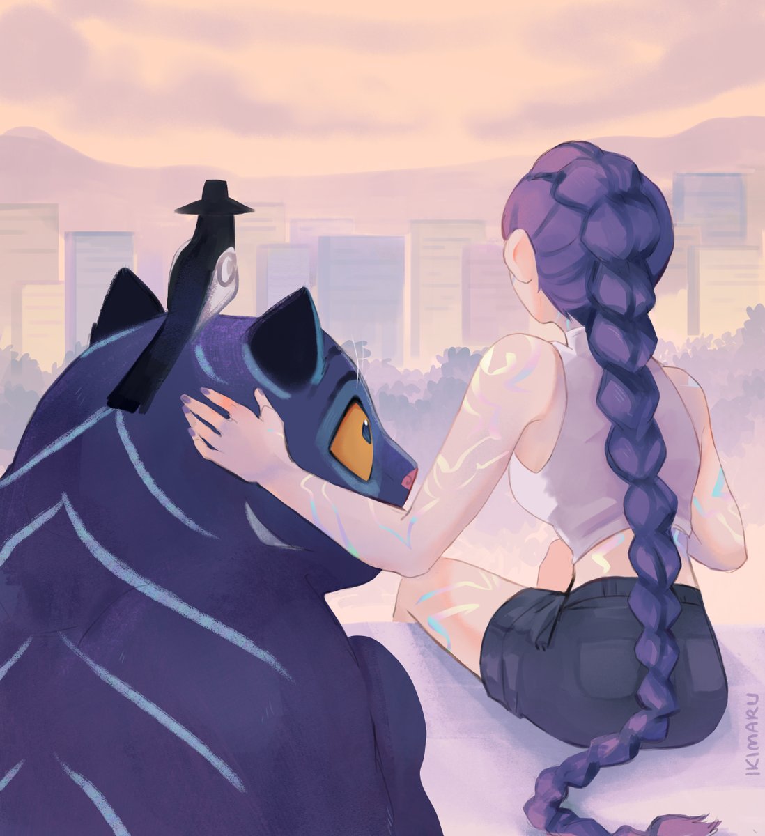 ikimaruart's tweet image. just focus on the tiger, focus on the chonky tiger I say ๐ฅฒ
#kpopdemonhunters
