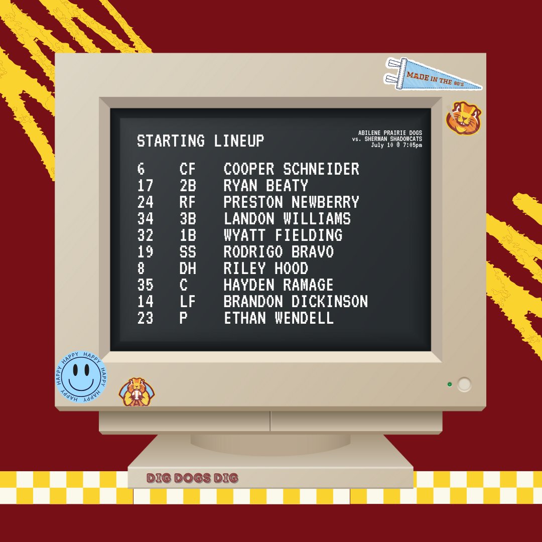 Starting lineup loading...💾🐾⚾️
<a href="/02CoopSchneider/">Cooper Schneider</a> <a href="/18_beaty/">Ryan Beaty 18</a> <a href="/prestonnew10/">Preston Newberry</a> <a href="/LandonLjw27/">Landon Williams</a> <a href="/wyatt_fielding/">Wyatt Fielding</a> <a href="/Rodrigo_bravo31/">Rodrigo Bravo</a> <a href="/RileyHood4/">Riley Hood</a> <a href="/haydenramage20/">Hayden Ramage</a> <a href="/BrandonDickyy/">Brandon Dickinson</a> <a href="/BEthanwendel/">EthanWendel33</a>