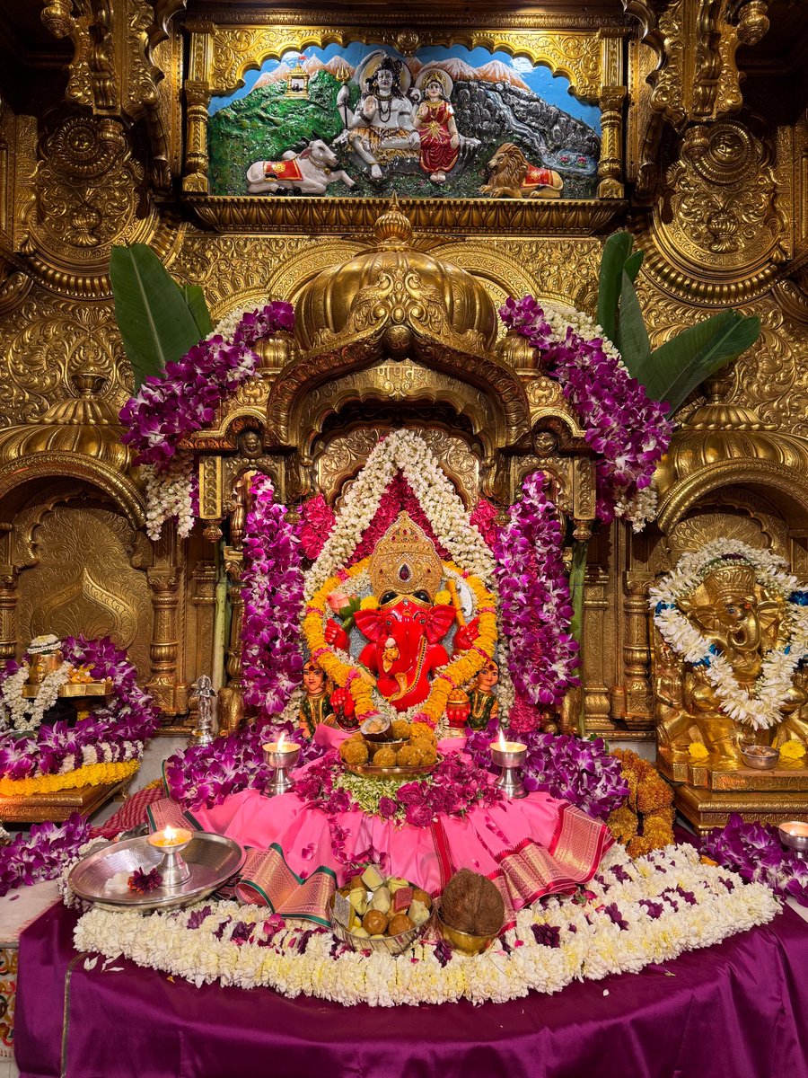 SVTMumbai's tweet photo. 🙏 गणपती  बाप्पा मोरया 🌺मंगलमूर्ती मोरया 🙏११/०७/२०२५
🙏Ganapati Bappa Moraya 🌺 Mangalmurti Moraya  🙏 11/07/2025 https://t.co/KLZDQKtLul
